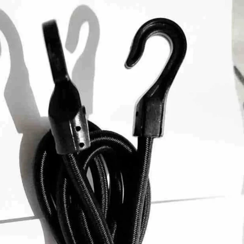 Ratchet Tie Down Belts 1m/1.5m/2m Heavy Duty Elastic Bungee Shock Cord Strap Stretch Plastic Hook Car Luggage Tent Kayak Boat Canoe Bikes Rope Tie