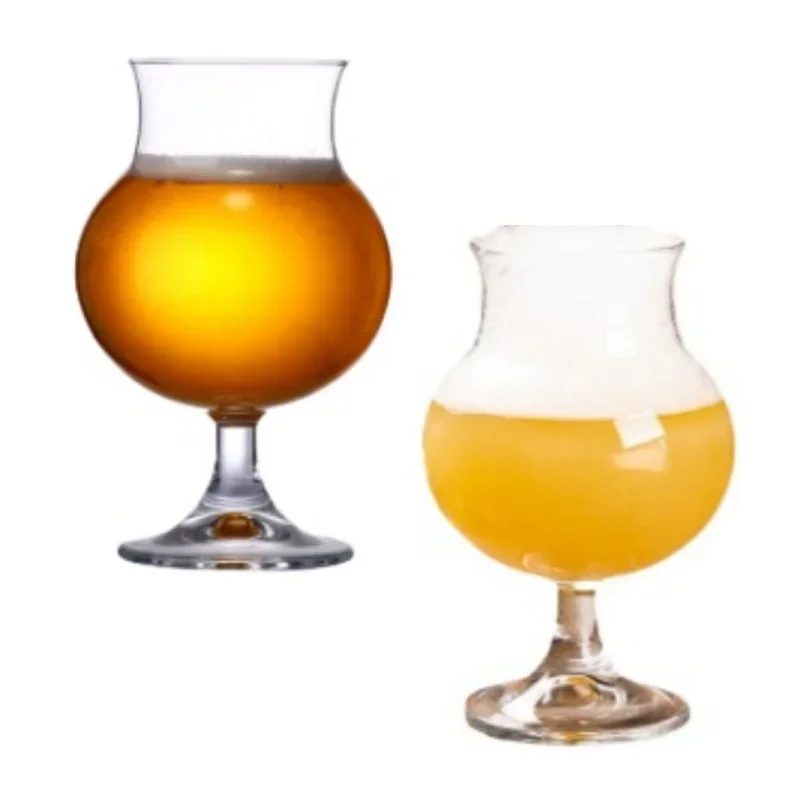 2pcs Classic 500ml Wheat Craft Beer Cup Set Home Bar Tasting Wine Glass Juice Cold Drink Goblet Drinkware