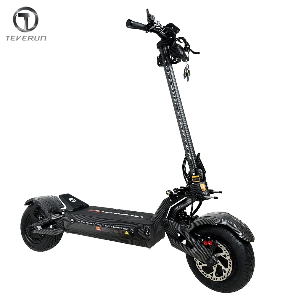 EU Stock Newest Teverun Fighter 7260R 72V 60Ah Peak Power 10000W Motor With GPS PKE Function Electric Scooter