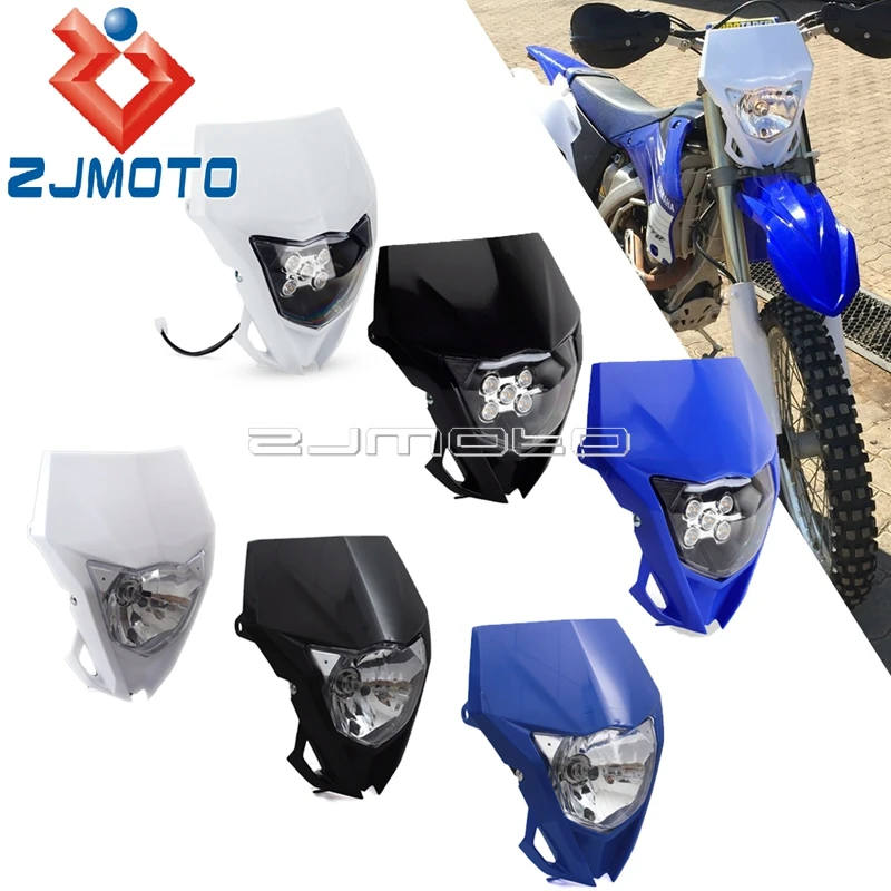 MX Enduro Dirt Bike Headlight Headlamp For YAMAHA WR250F WR450F
