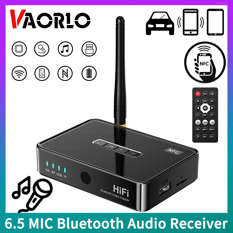 Modulo Bluetooth Audio Ricevitore Bluetooth Rca Convertitore DAC Bluetooth 5.0 Focket - Ottico/Coassiale A Audio Analogico Per TV E Hi-Fi Streamer Audio Hi-fi Slot TF E AUX
