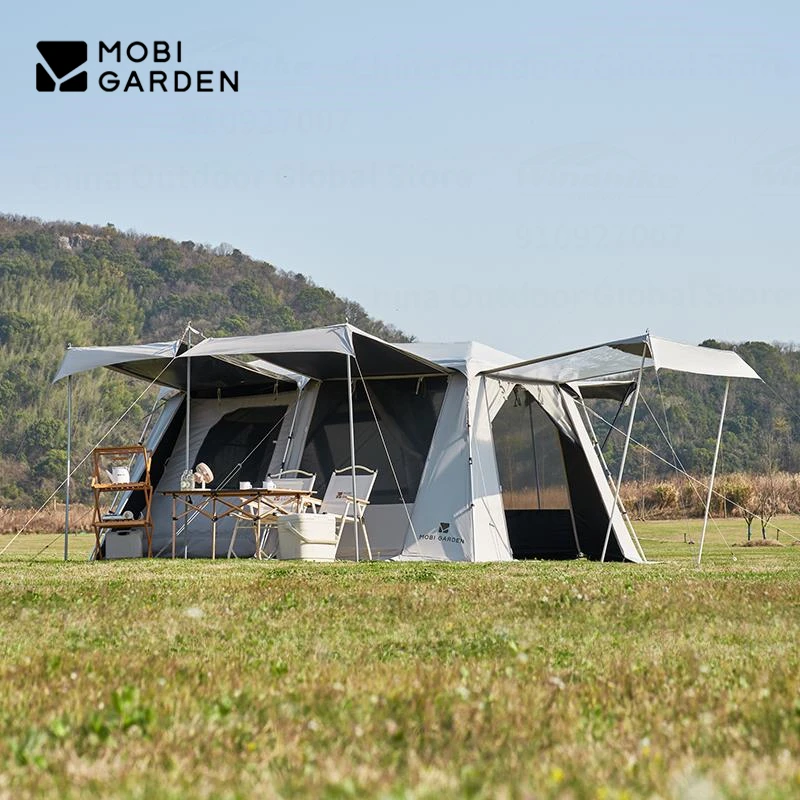 MOBI GARDEN Camping Automatic Tent Holiday Residence 13 Black