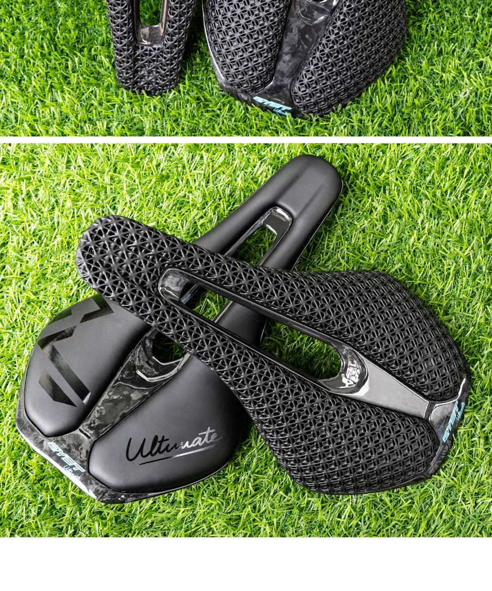 RYET 3D-gedruckter Fahrradsattel Ultraleichter Carbon-Sattel 140 mm 105 g Fahrradsattel für MTB Gravel Rennradsitz Fahrradteile – Detail 25