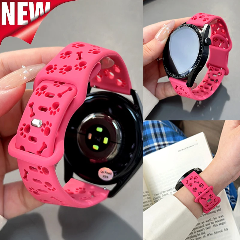 Dog Paw Silicone Watch Strap Bracelet