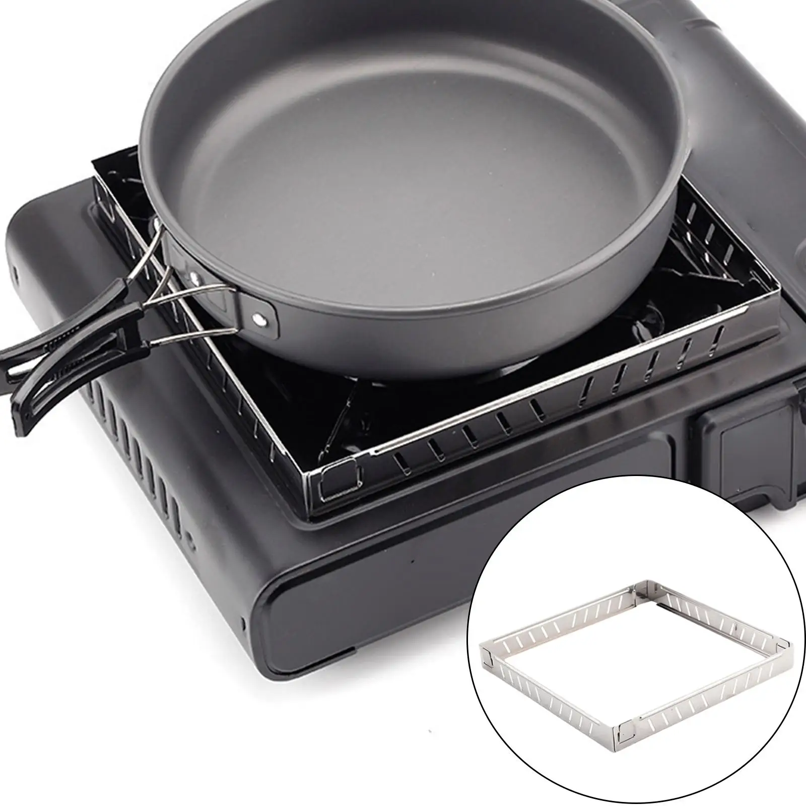 Gas Stove Wind Windbreak Camping Stove Stand for Survival Fishing Hiking