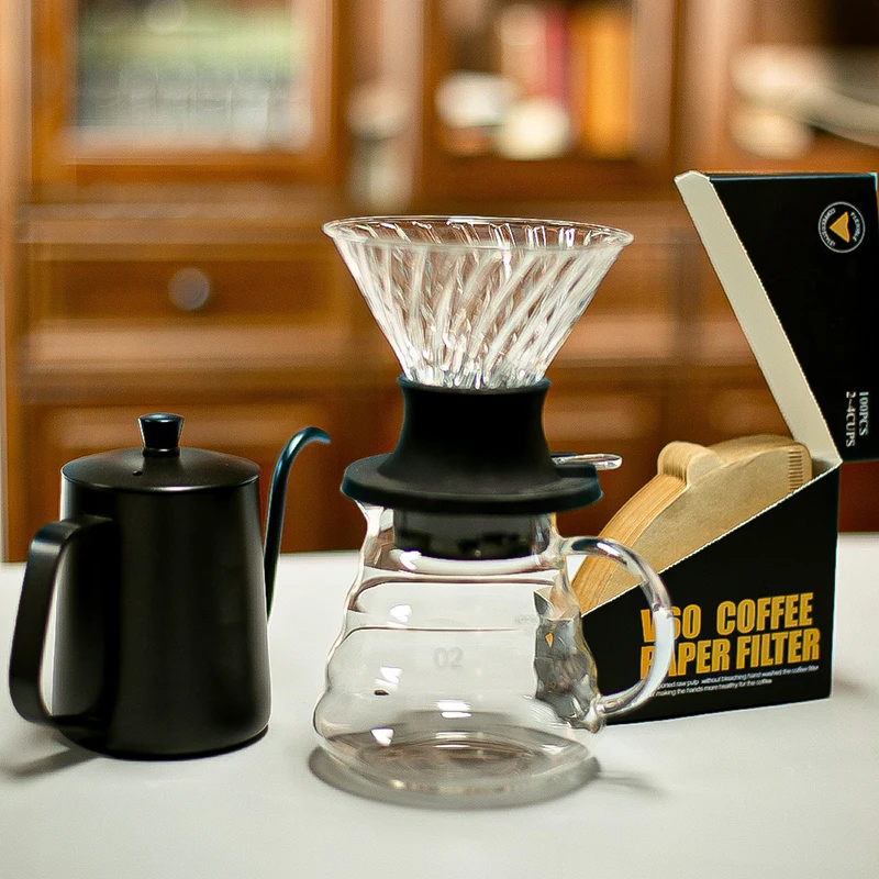 Glass Coffee Dripper Filter Cup Home Immersion Brewer