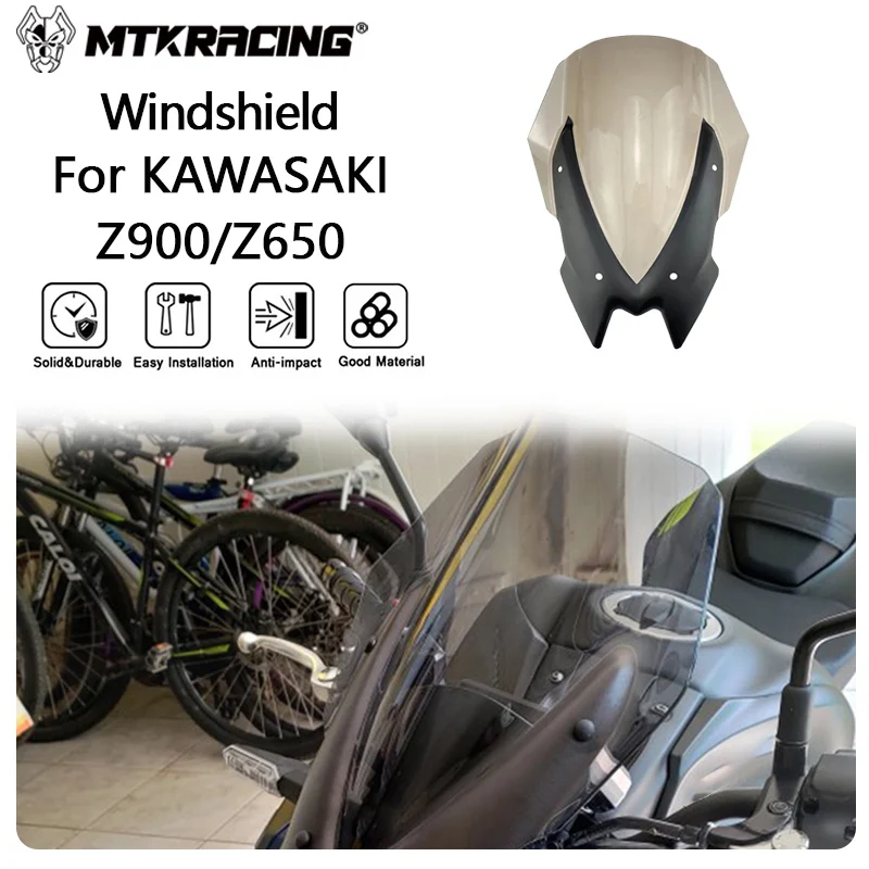 Z900 Z650 スクリーン For KAWASAKI Z900 Z650 2020 2021 2022 Sport Screen