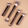 MAANGE 4PCS Makeup Brush Set Double Head Foundation Powder Contour Brush for Flawless Makeup Soft Fluffy Hair Makeup Tools 1