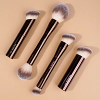 MAANGE 4PCS Makeup Brush Set Double Head Foundation Powder Contour Brush for Flawless Makeup Soft Fluffy Hair Makeup Tools 1