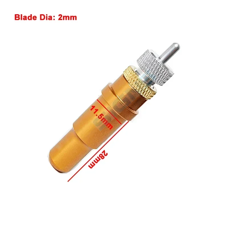 Cutting Plotter Vinyl Cutter Knife Holder Carbide Tungsten Big Head Blade 2.0 / 2.5mm Dia 30/45/60 for GCC Jaguar EXPERT 2 LX 132S, vinyl cutting plotter