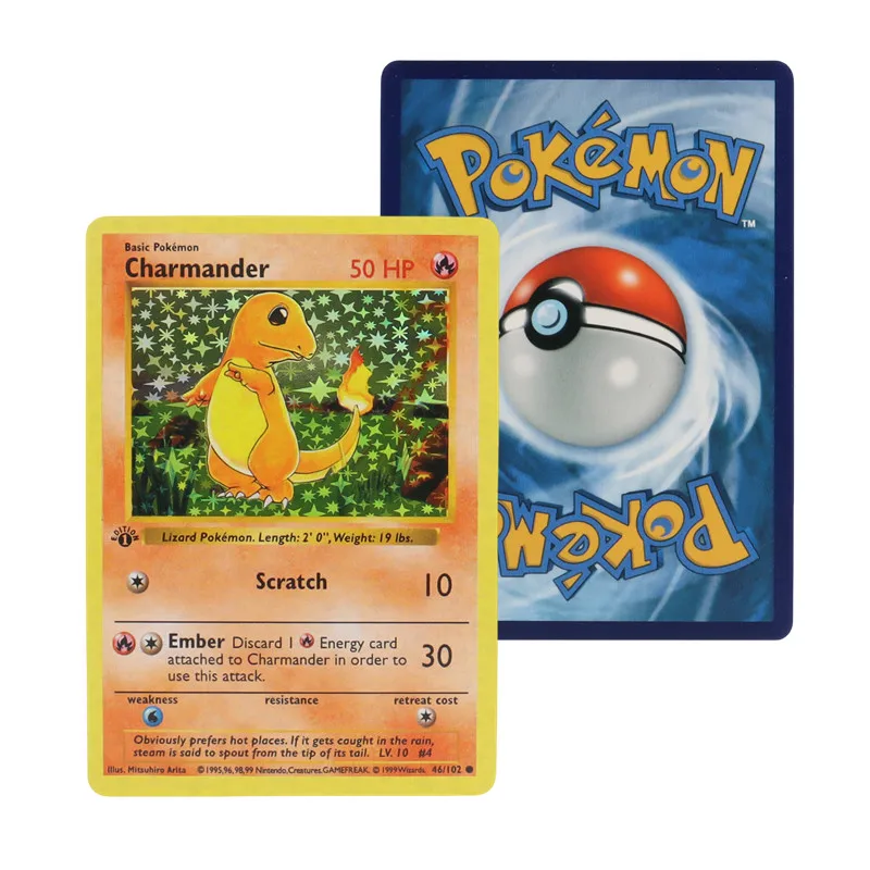 151 Teile/schachtel 1996 jahr 1st Edition Pokémon karte Seltene Charizard Pikachu Mewtwo Blastoise Sammeln karte spielzeug Englisch version – Detail 10