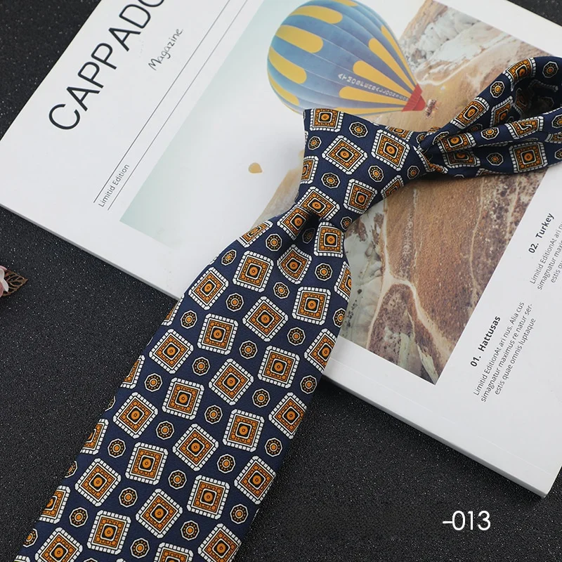 9cm Neue 100% Seiden-Krawatte im Britischen Stil für Herren, Business-Krawatte für Männer, Formelle Krawatte für Hochzeit und Partys – Detail 13