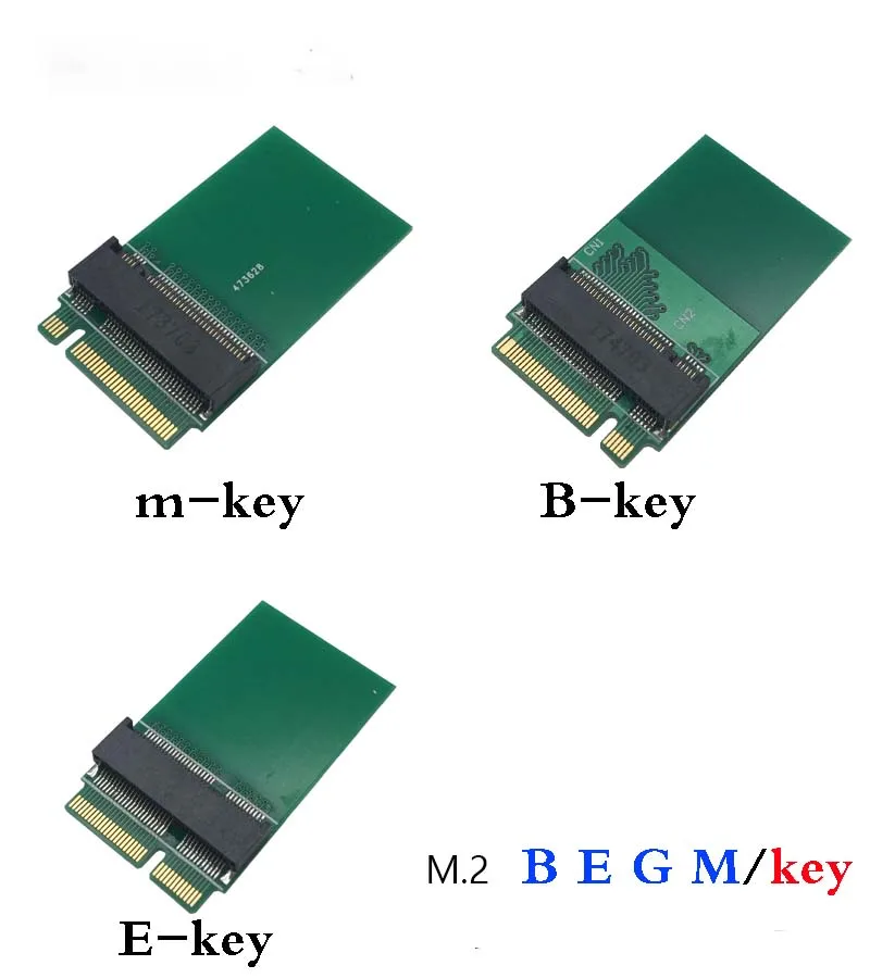 1PCS M 2 To M 2 Interface SSD Test Protection B E M B M Key Wear Gold km-to-ft