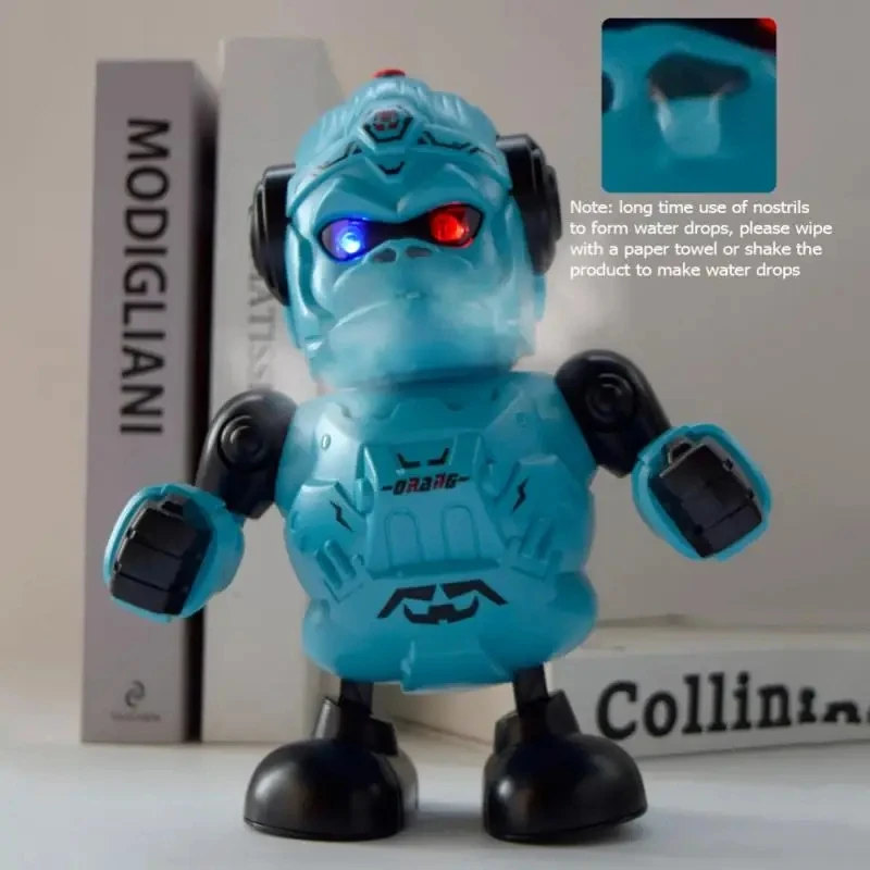 Spray Diamond Robot Multi Function Dance, Atomizing Robots Cool Lighting Electric Dance Robot Toy 3