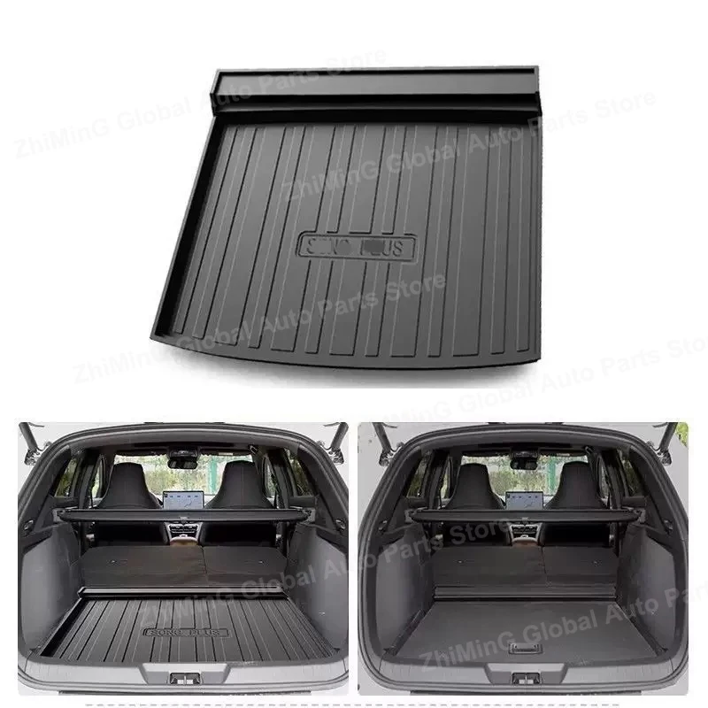 Kofferbakmat Auto Cargo Liner Voor BYD Seal U Lied Plus EV 2024 2025 Dmi Interieur Lederen Volledige Covarage Kofferbak Mat Bagageruimtemat Half Gray Right No Speaker 3619865386