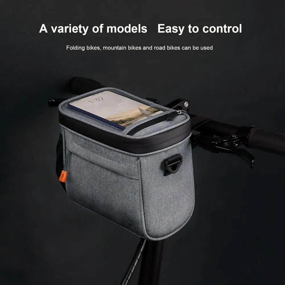 

Bicycle Bags & Panniers Bicycle MTB Front Handlebar Splash-Proof Bag Cycling Riding Pouch Organizer Bicycle Accessories
