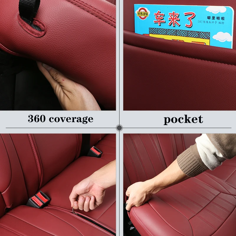 Car Seat Covers For Volvo Xc90 Xc40 Xc60 C30 C70 S60 S80 V40 V60 Custom  Leather Auto Accessories