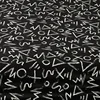 1 black background matte bed sheet with random patterns, bedroom printed bed cover, bedding (excluding pillowcases) 5