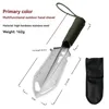 Multi-functional Outdoor Stainless Steel  Small  Hand Shovel Camping Portable Engineer Shovel Field Survival Tools Garden Tools 6