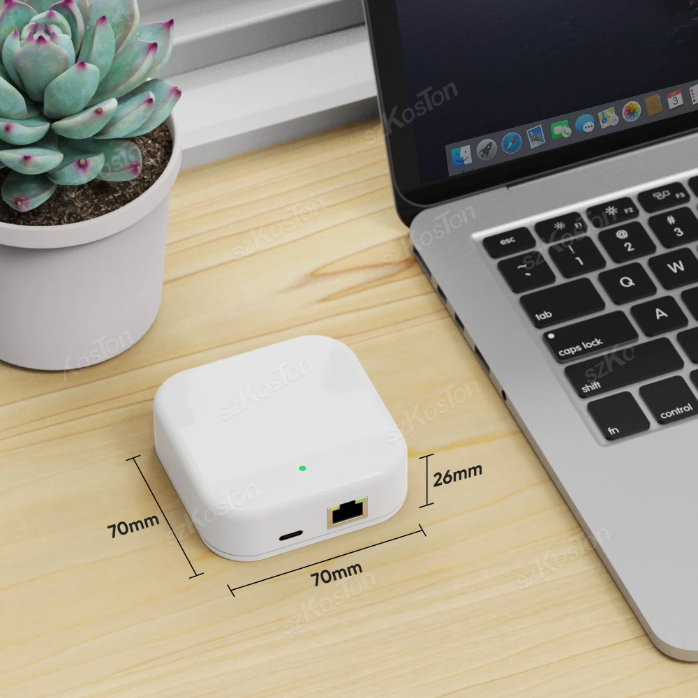 TTLock G3 Wired Gateway Hub Smart Home Bridge For TTLOCK APP Smart Door Lock Remote Unlock Voice Control For Alexa Google