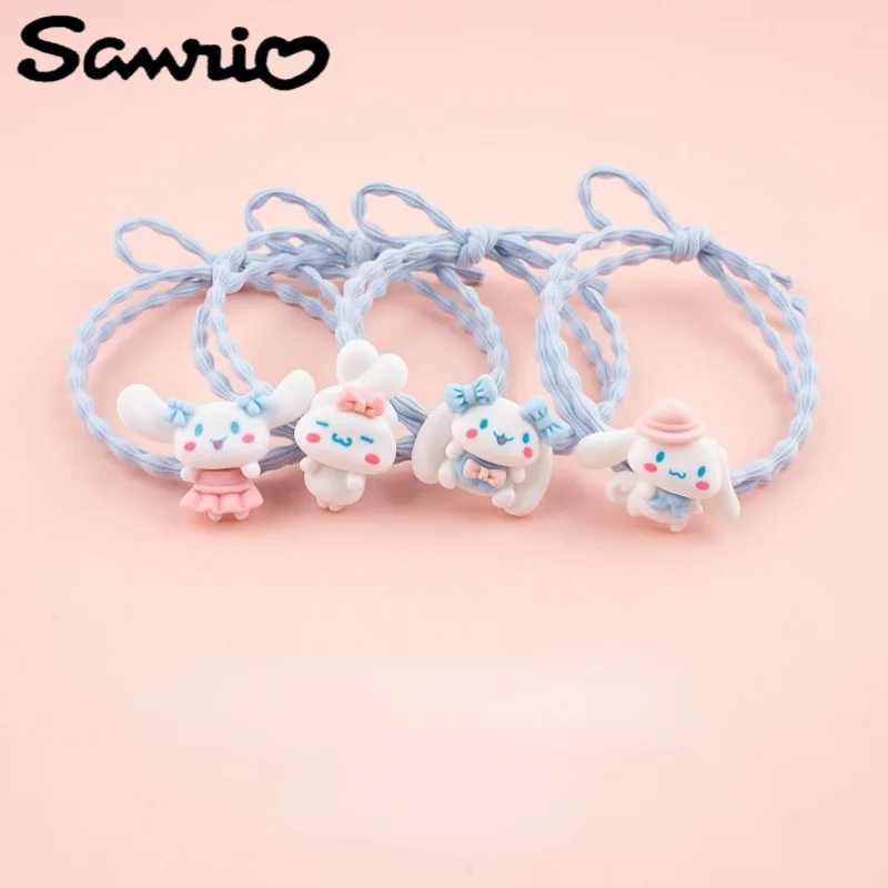 

Sanrio peripheral kawaii cute cartoon cinnamon roll rubber band ins sweet hair rope creative hair circle festival gift wholesale