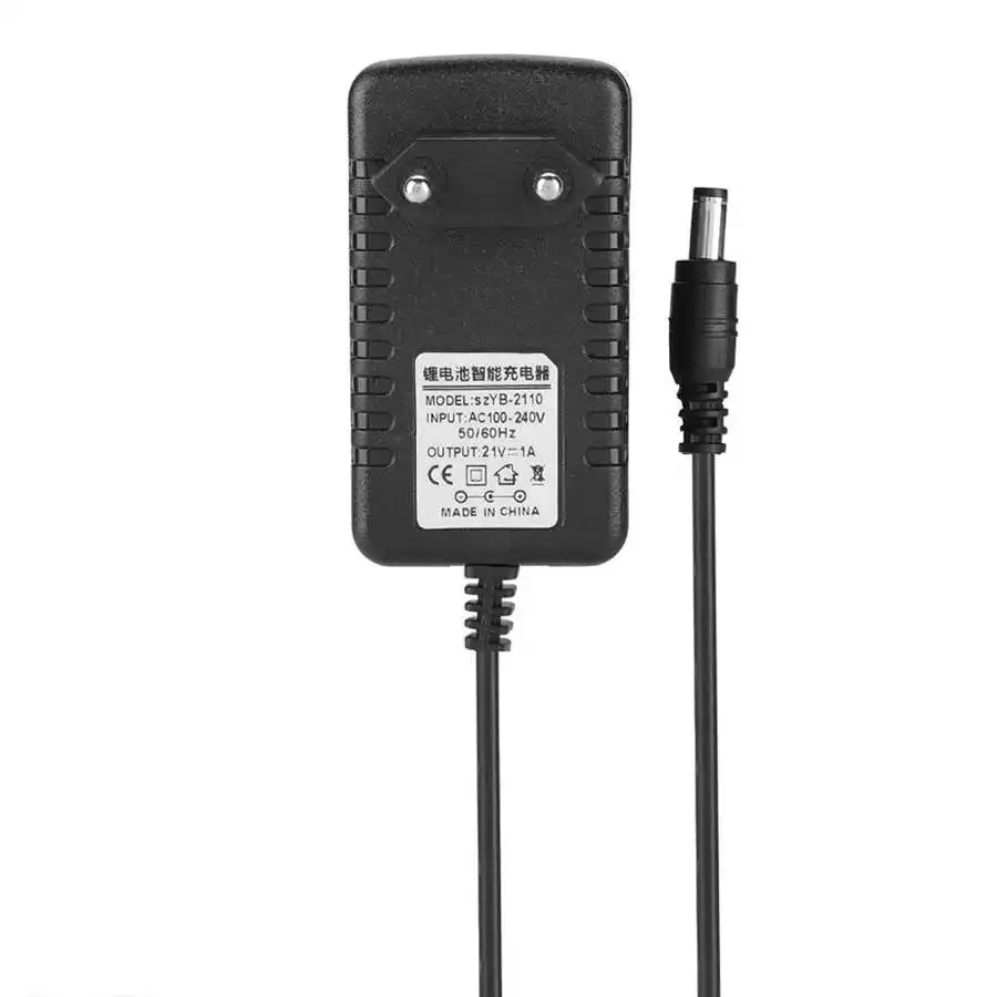 21V/1A Battery Charger Fast Charging Li-ion Charger 100-240V Thick Copper Core Multi-Lithium Battery battery charger,fast charger,charger adapter,battery charger adapter