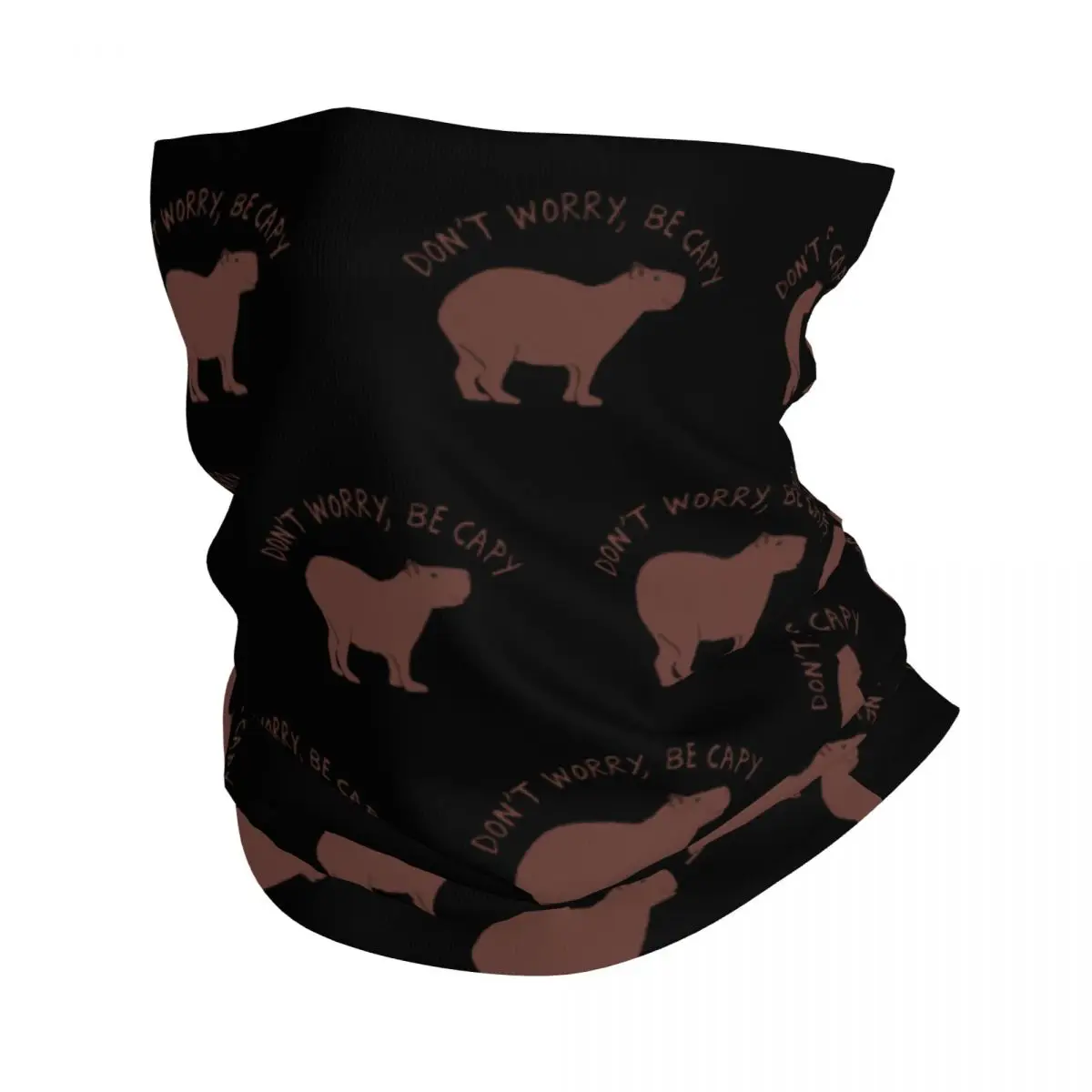 

Funny Animals Capybara Bandana Neck Cover Printed Balaclavas Mask Scarf Warm Headwear Fishing for Men Women Adult Breathable