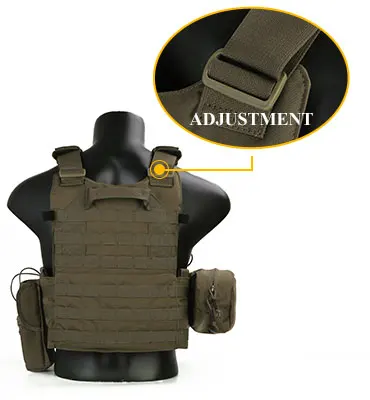EmersonGear LBT6094A 防弾チョッキ Emersongear LBT6094A Plate Carrier Tactical Vest W/3 Pouches