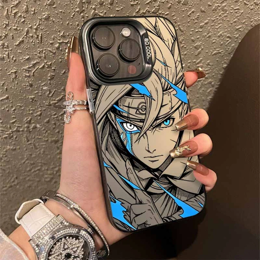Colorful Naruto Uzumaki Boruto Silicone Phone Case Cover