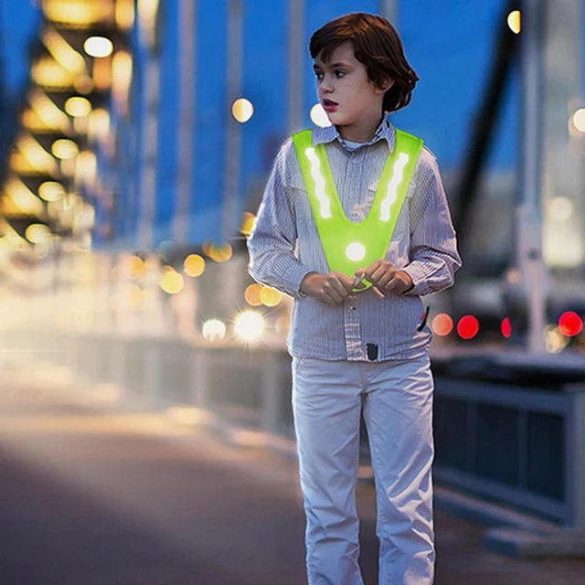 Gilet réfléchissant jaune pour enfants, gilet de travail de Construction  pour enfants, gilet de haute visibilité pour enfants, gilet lumineux -  AliExpress