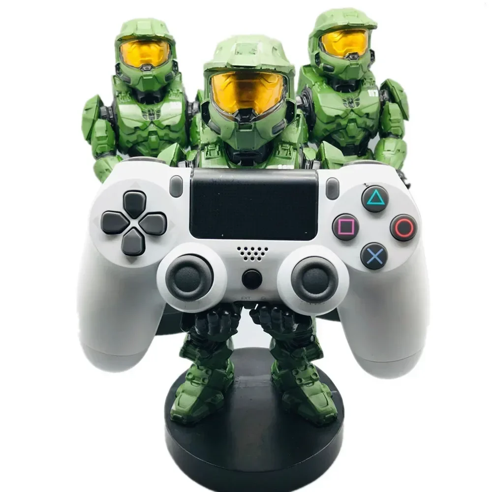 The Avengers Mobile Phone Holder Q Version Anime Figure Groot Tree Man Iron Man Spiderman Pvc Statue Model Doll Collection