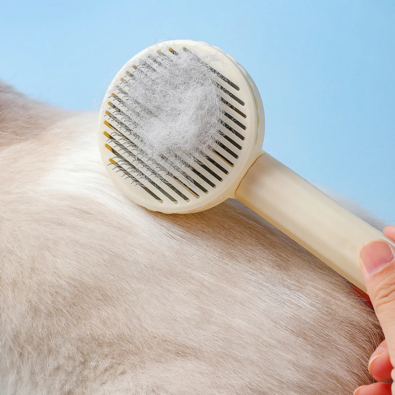 

Pet Cat Brush Self Cleaning Slicker Brush for Cats Dogs Hair Removes Pet Hair Removal Comb Pets Grooming Tool Cat Accessories