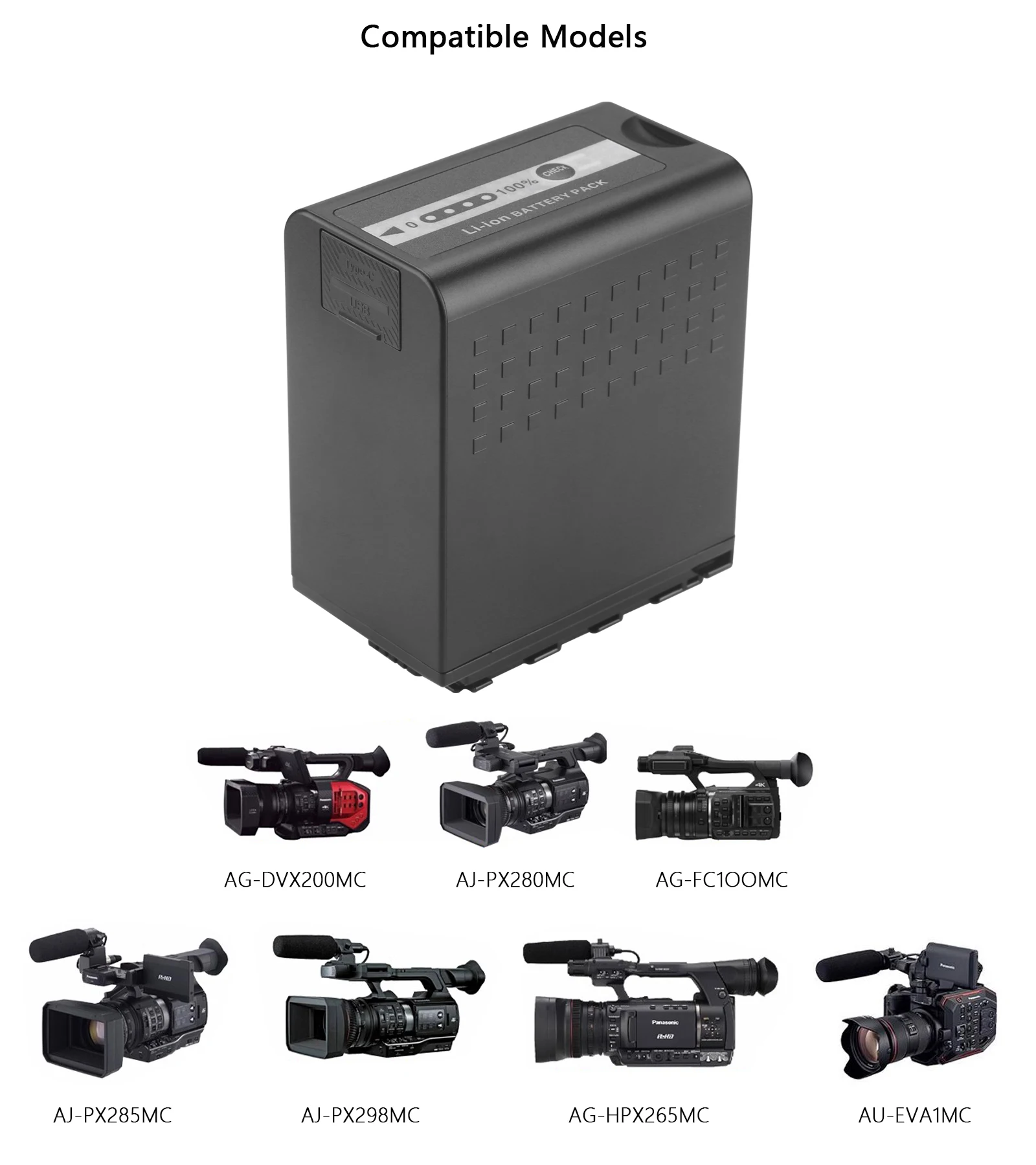 Kastar LCD Fast Charger Battery 2x For Panasonic AG-VBR59 AG