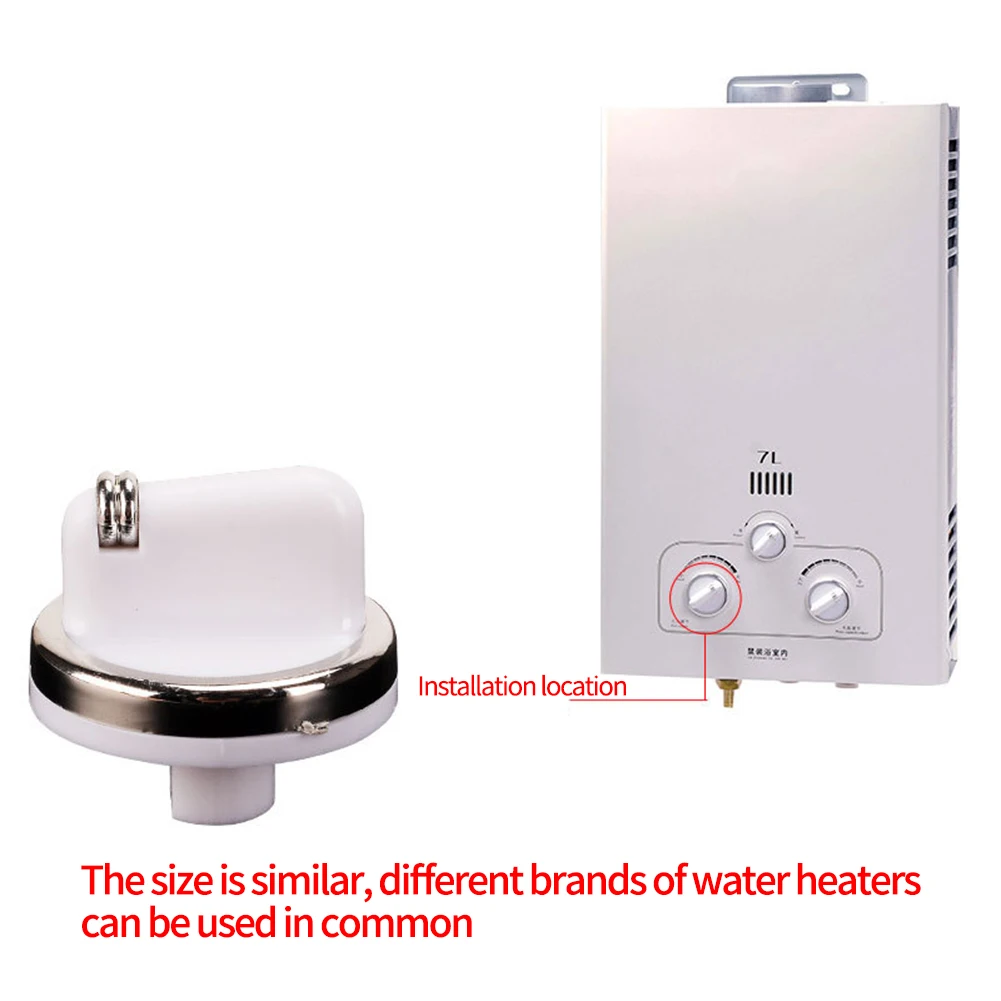 Gas Stove Control Knob Switch Adjustment Knob Handle Water Heater Burner Replacement Accessories Universal White Plastic
