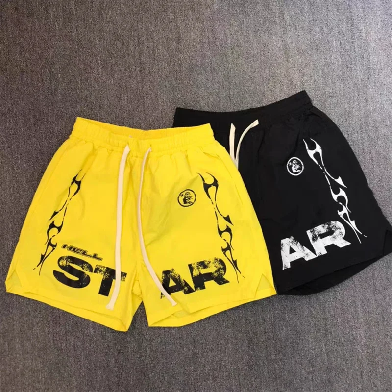 

Hellstar 2023ss New Spring And Summer Fashion High-Quality Men's And Women's Casual Sports Shorts