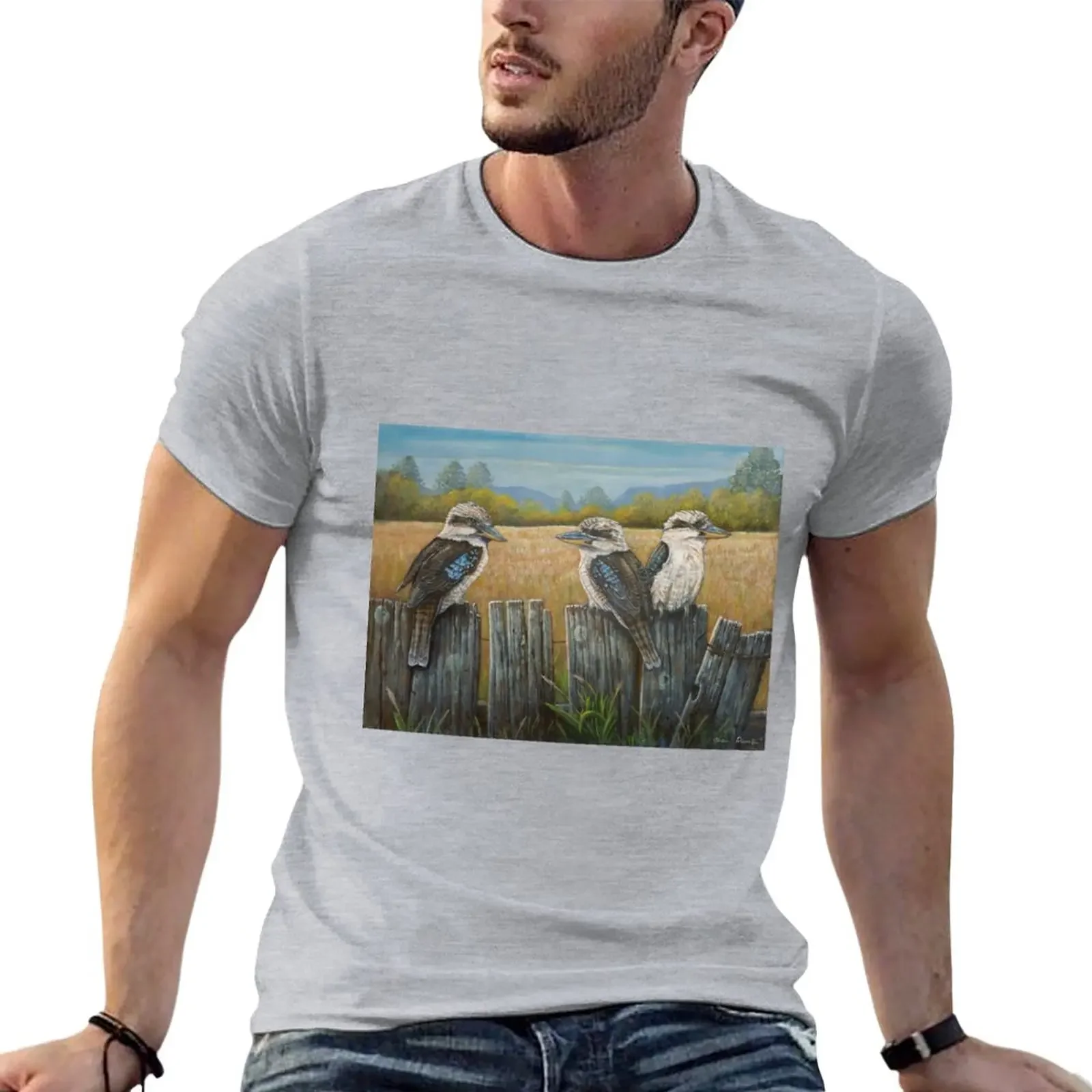 

AUTUNM MORNING T-Shirt korean fashion Short sleeve tee quick drying men clothes