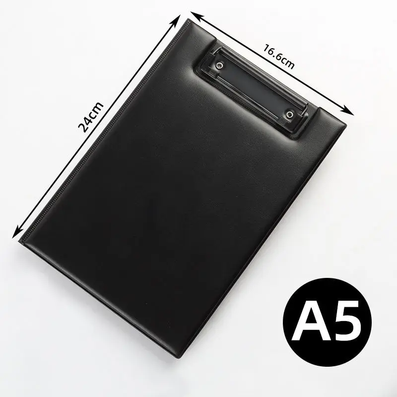 Stationery Writing Board Nurse Clipboard Leather Splint A4 A5 Signature Board Writing Pad writing clipboard transparent clipboard business folder clipboard holder