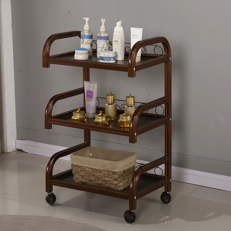 Beauty Rolling Cart camera da letto comodino Salon Trolley Barbershop Kitchen Salon Trolley Carrello Attrezzi Beauty Furniture HYST