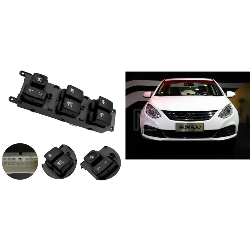 JAC J4 A30 용 스위치 ASSY-P/WDO 메인, 전기 왼쪽 드라이버 윈도우 스위치, 유리 리프터 단추 3750200U8510, 자동차 부품
