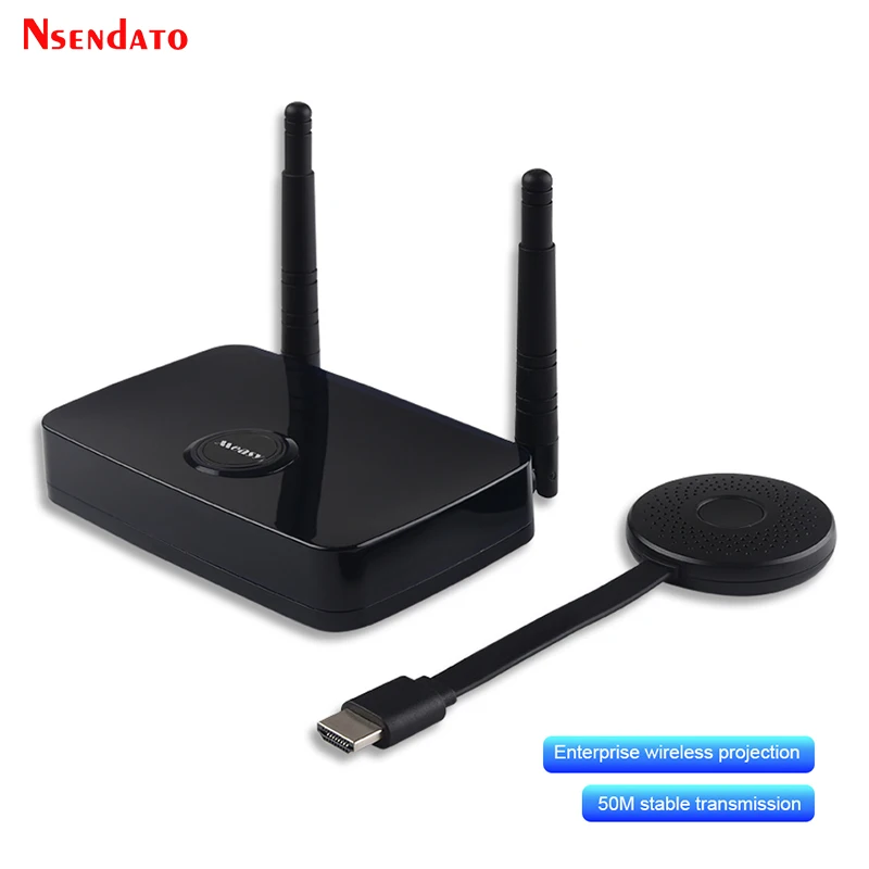 50M Wireless Vga Trasmettitore Video Compatibile Hdmi Ricevitore Extender Display Tv Dongle Aadapter Per Monitor Proiettore Switch Pc