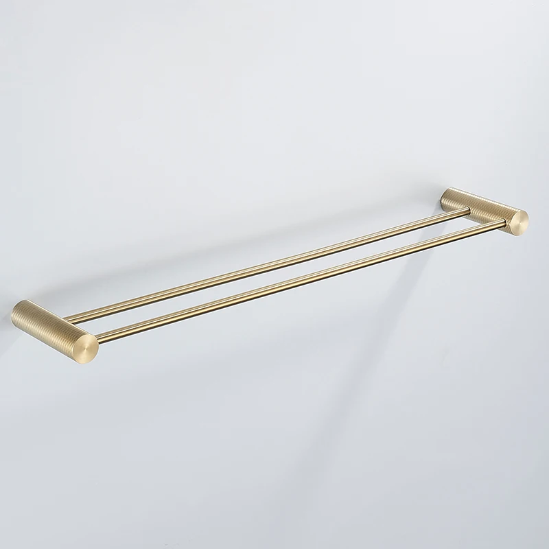 Description Picture 3 of item304SUS Towel rack Two poles Wall-Mounted Bathroom Item Shelf Suitable for Shower Rooms Bathroom Accessories