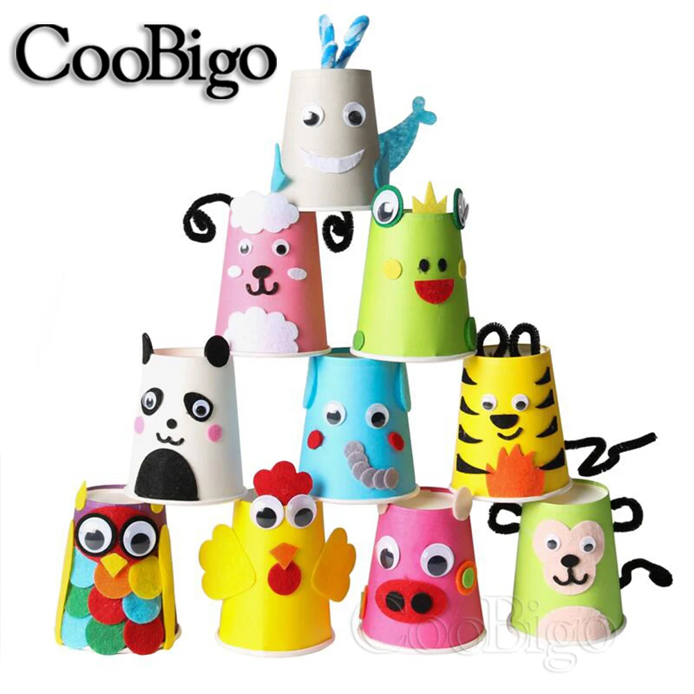 100pcs/500pcs Self-adhesive Wobbly Googly Wiggle Eyes 3D Moving Eye DIY Scrapbooking Toys Dolls Kids DIY Accessories 5-40mm