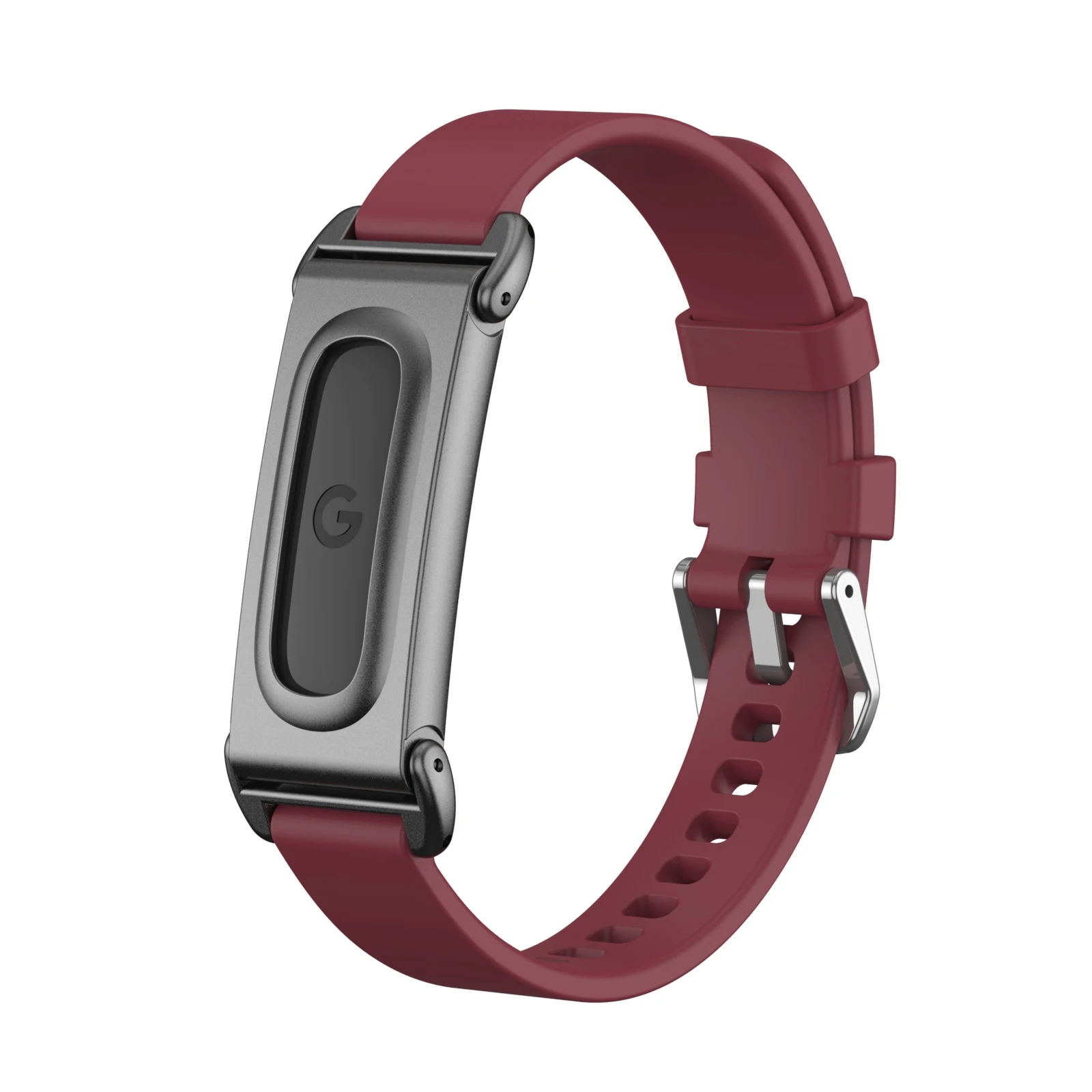 Premium Silicone Sport Strap with Metal Frame - Adjustable and Secure Wristband Accessory