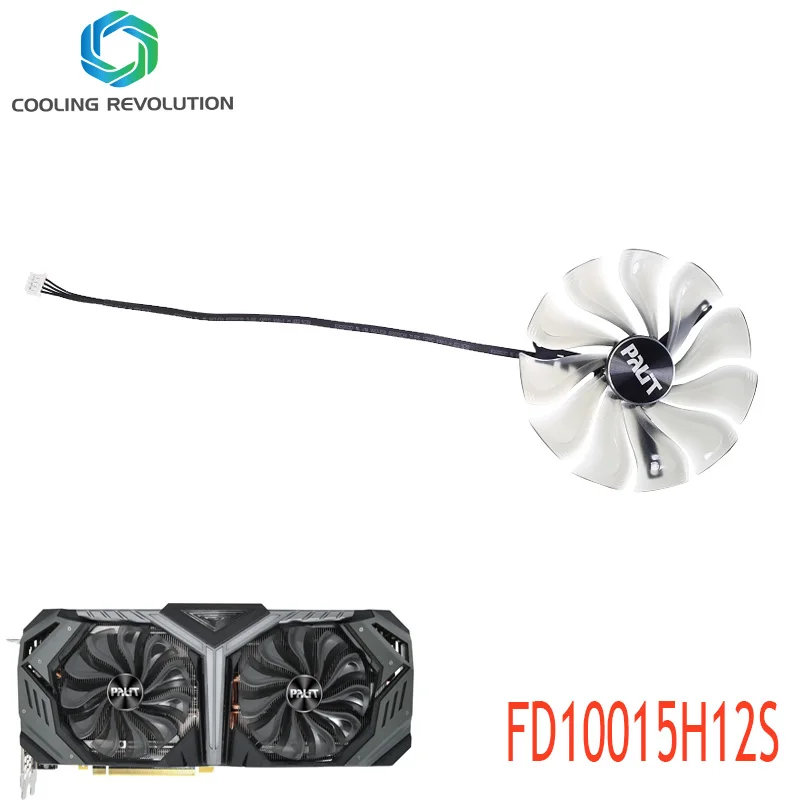 Ventilador de Refrigeração Gráfica para Palit Super Jetstream Gaa8s2u Fd10015h12s Dc12v 0.55amp Rtx 2060 2070 2080 - Imagem 4