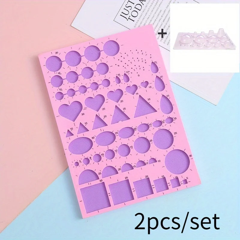 2pcs/set Paper Quilling Tools Templates Rolling Tools