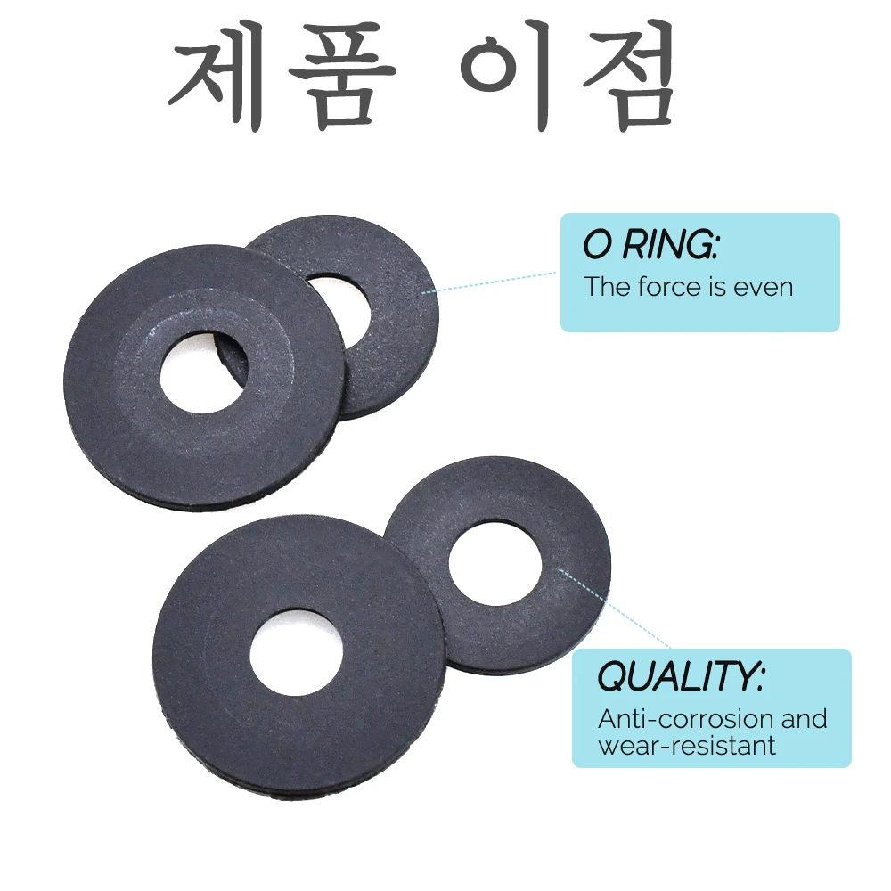 나일론 와셔 플랫 가스켓 플라스틱 씰링 하드 와셔 검정색 흰색 M2 M2.5 M3 M4 M5 M6 M8 M10 M12 M14 M16 M18 M20 M22 M24