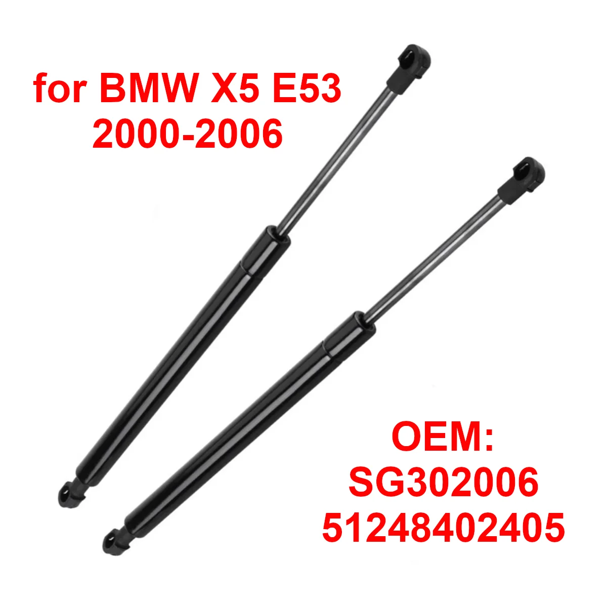 

SG302006 Rear Tailgate Boot Trunk Gas Strut Lift Cylinder Support 51248402405 for BMW X5 E53 2000-2006