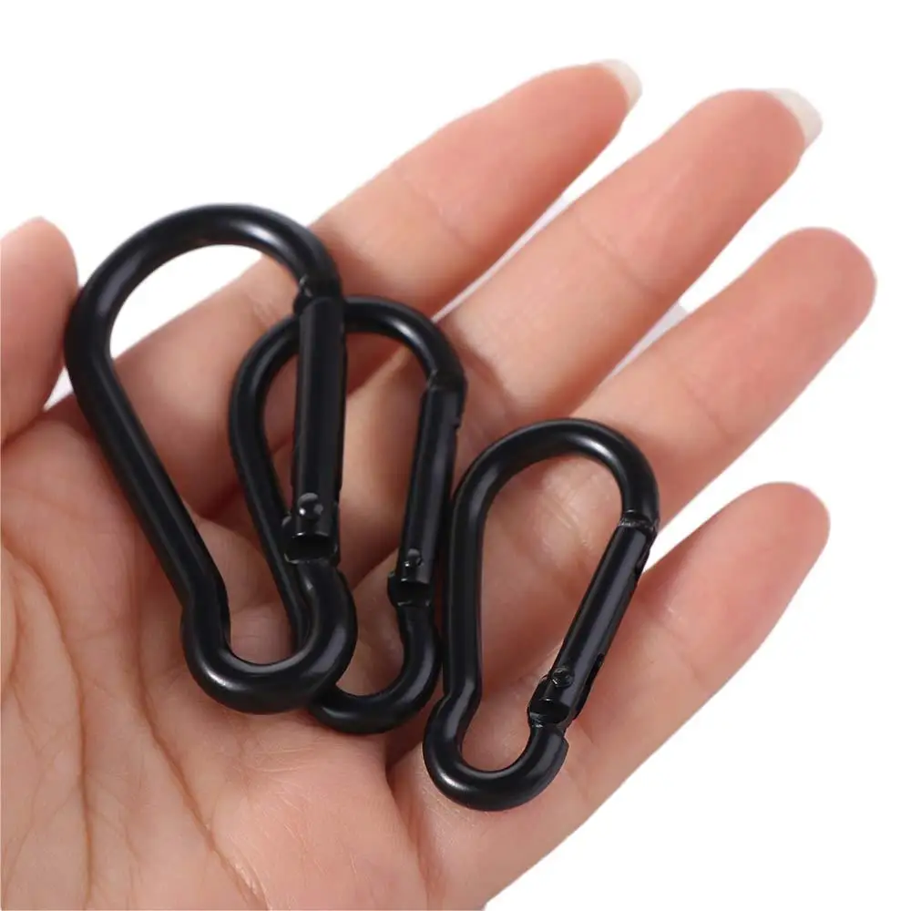 5 stücke Kürbis Geformt Kürbis Karabiner Schlüsselbund Quick Link Lock Ring Bergsteigen Haken Schützen Langlebig Kürbis Sicherheit Schnalle – Detail 5