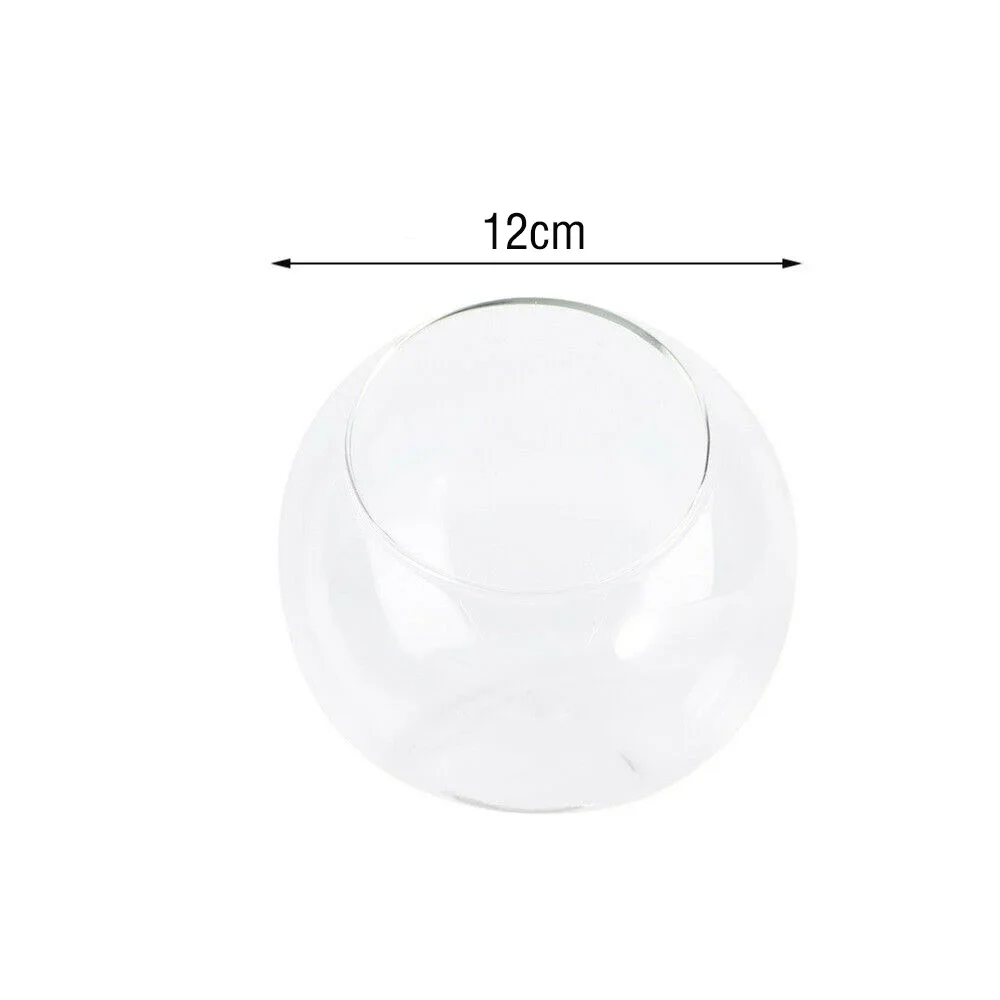 Round Cylinder Round Goldfish Tank Ecological Creativity Glass Fish Tank Large Turtle Tank Hydroponic Tank Vase 3