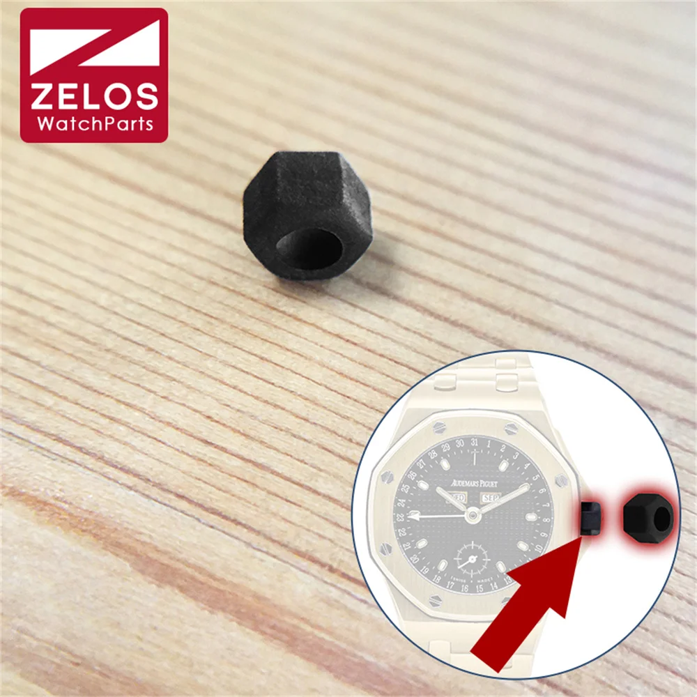 Guarda Il Cappuccio In Gomma Della Corona Per Le Parti Dell'Orologio Ap Audemars Piguet Royal Oak Offshore 25970St